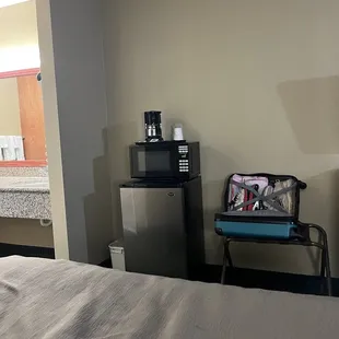 Fridge, Microwave &amp; Coffee Maker