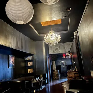 the interior of a restaurant