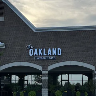 the front of the restaurant