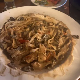 Mushroom Chicken Pasta