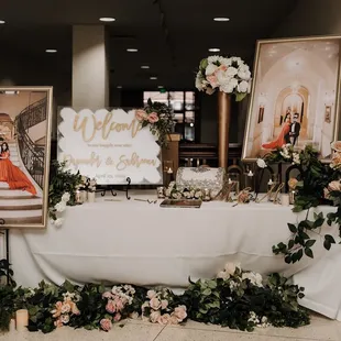 Bay Area Indian Wedding Decorations - Reception Decor in Oakland