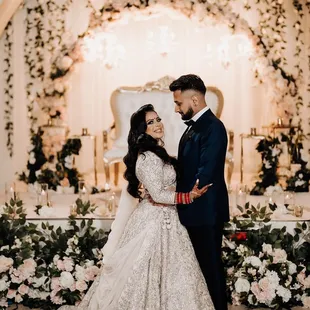 Bay Area Indian Wedding Decorations - Reception Decor in Oakland