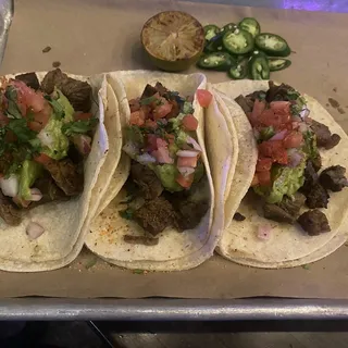 CARNE ASADA TACOS
