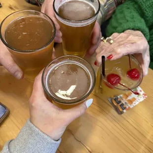 3 beers and a cocktail - $24