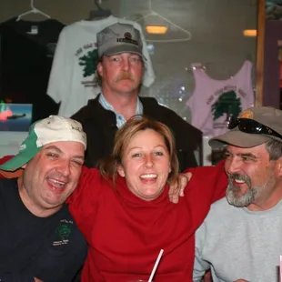 a group of people posing for a picture