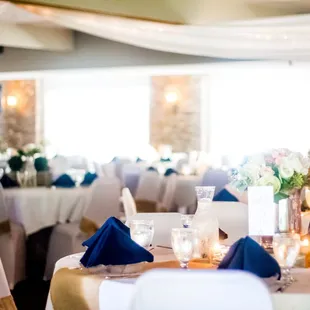 Great venue for a wedding reception overlooking the golf course