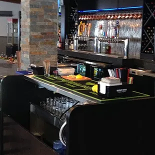 Awesome bar, and they even have wine on tap!