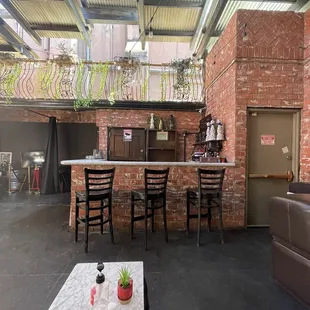 Patio bar!
