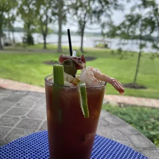 The Bloody Mary with snacks!