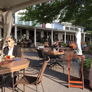 Great outdoor seating