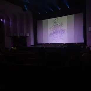 Screen and main stage