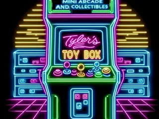 Tyler's Toy Box Mini Arcade and Collectibles
