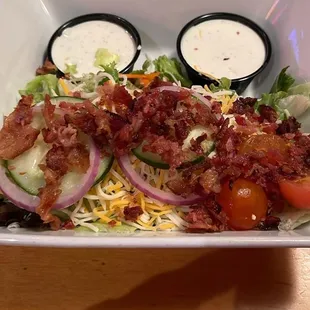 Great Salad Don&apos;t get Steak.