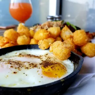 Cast Iron Butter Baked Eggs