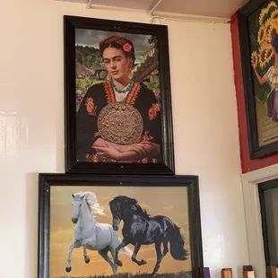 The art inside
