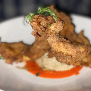 Chicken fried lobster