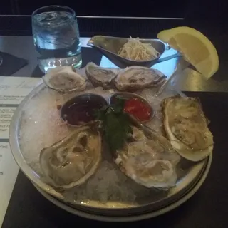 Grilled Blue Point Oysters