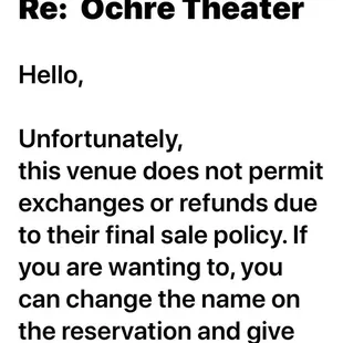 Be damned careful when buying tickets here, they are hard line on exchanges, suggesting I give them away