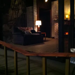 One arrangement of the stage