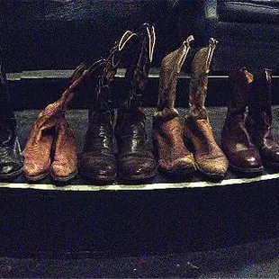 Boots for BROTHERS' HARVEST, by Matthew Posey at Ochre House Theater. Photo-Carla Parker. Styling-Mitchell Parrack