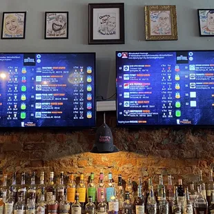 Beer menu