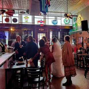 Bar area