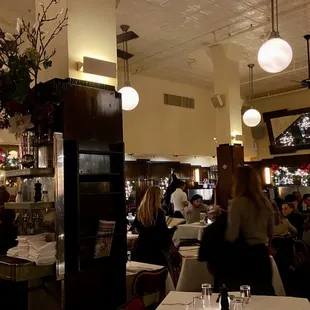 The inside of the restaurant