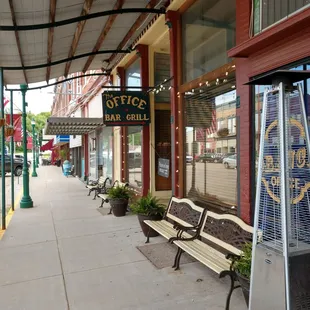 the outside of the building