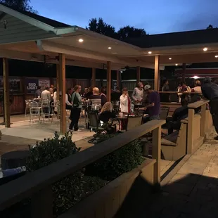 Our outside patio