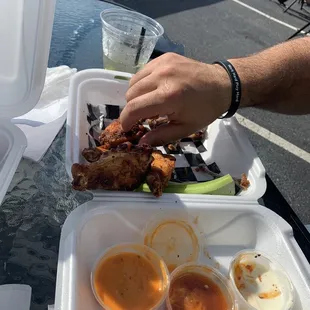 Wings and sauces