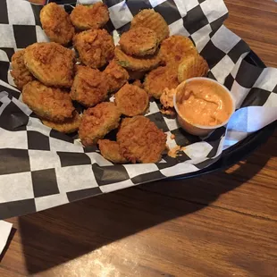 Fried pickles :) delicious