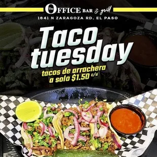 a plate of taco tuesday