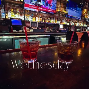 Knob creek and jameson orange with cranberry