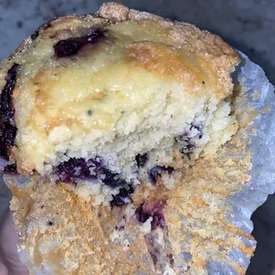 Vegan blueberry muffin