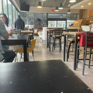 Some of the seating options