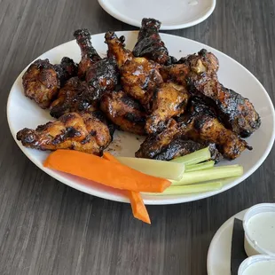 These wings were so good! Smoked bbq chipotle wings