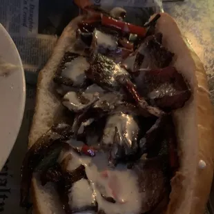 Brisket Philly- the brisket takes it to the next level