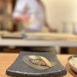 a plate of food on a table
