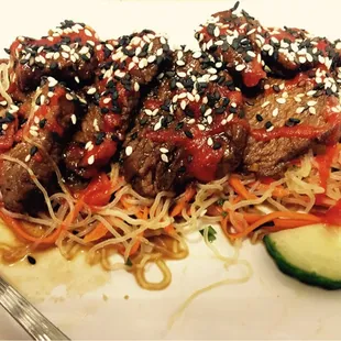 Korean beef stir fry!!