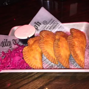 Buffalo Chicken Empanadas! Yum!