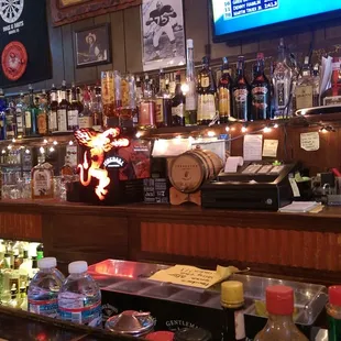 Full bar. Super clean