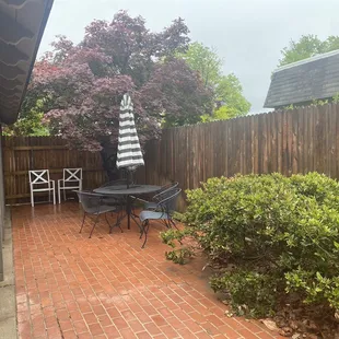 The Office back patio