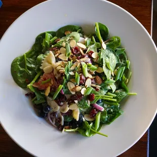 Spinach, Berry, Pasta Summer Salad