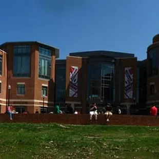 College Road side of the Ohio Union, the day after it opened in March 2010. Photo credit to http://exdream2k5.deviantart.com