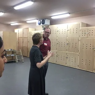 Inside the wine cellar