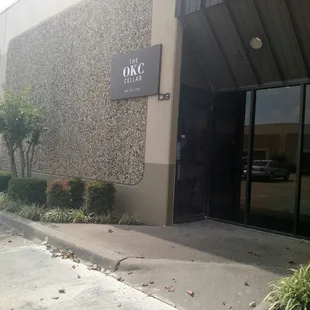 the entrance to the okc