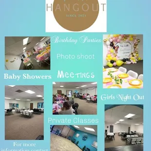 Looking for a place to hold your next special event? The Okie Hangout has you covered!