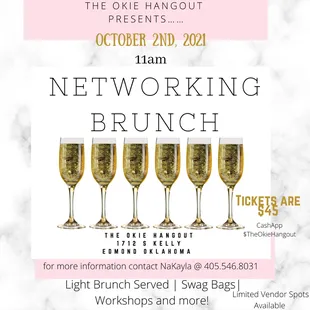 Networking Brunch for all entrepreneurs &amp; inspiring business owners!
