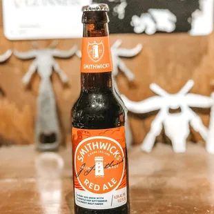  bottle of beer on a table