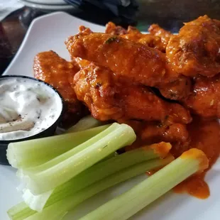 Buffalo Basil Chicken Wings